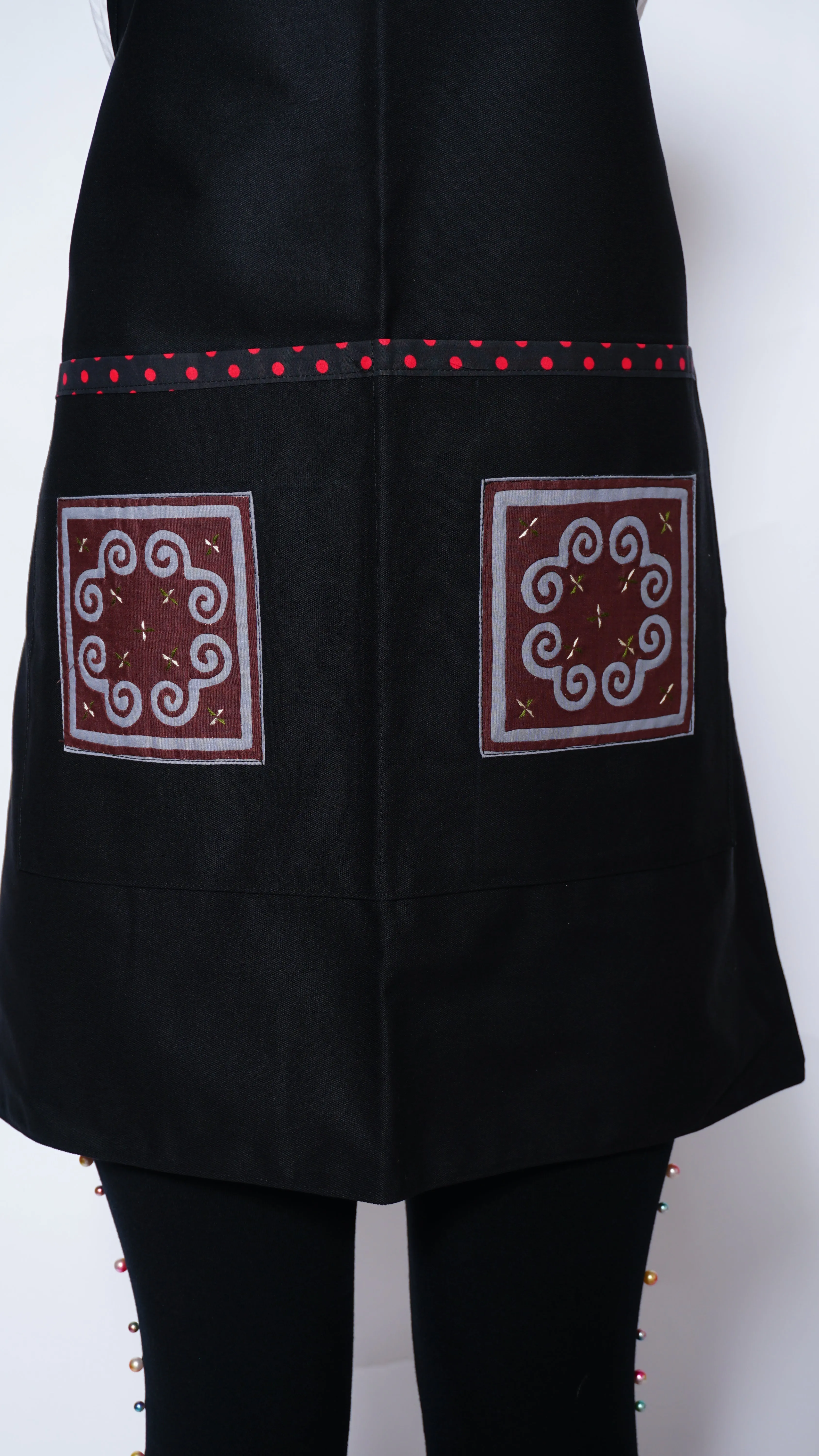 Apron-Brown Polkadot