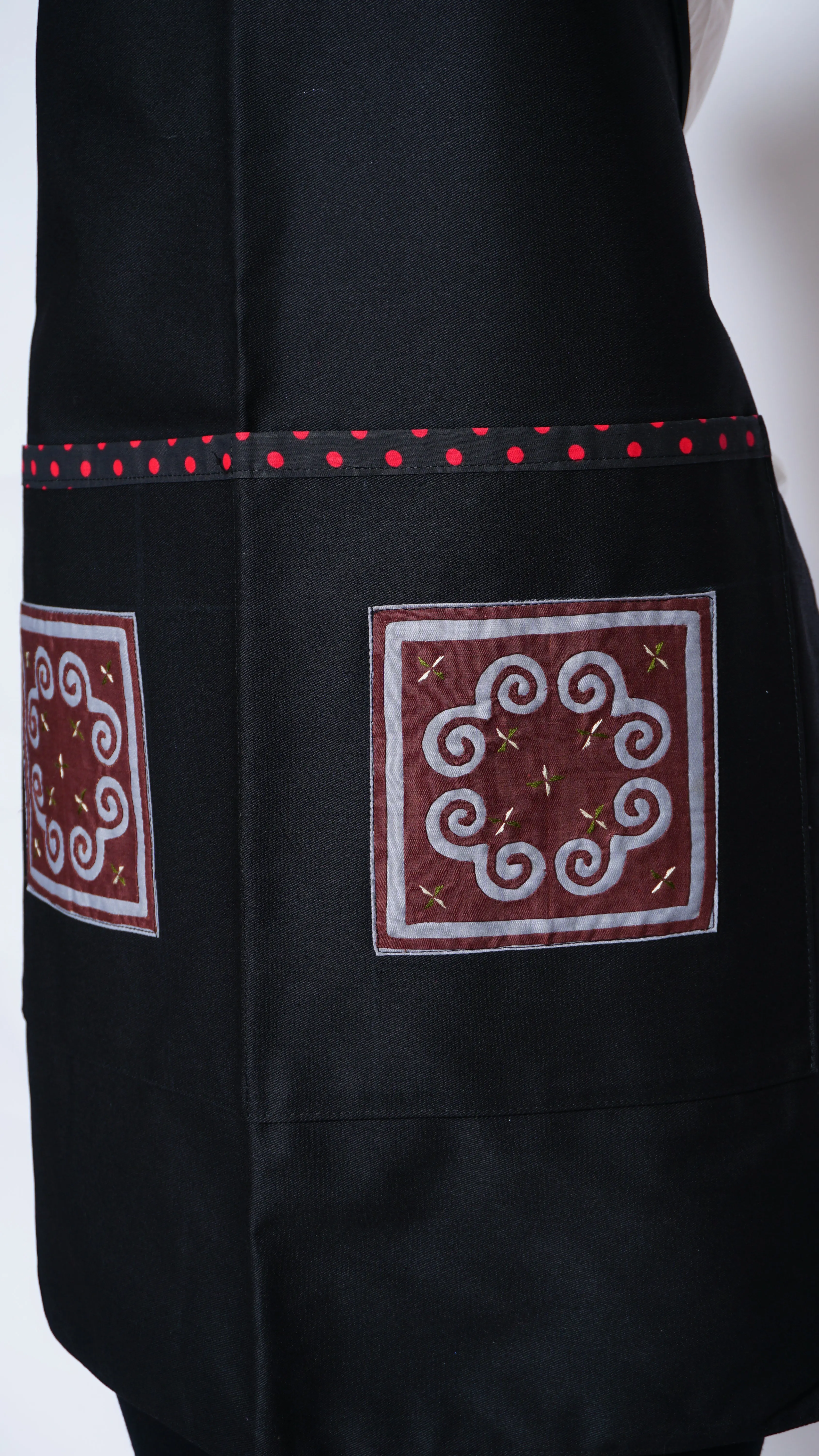 Apron-Brown Polkadot