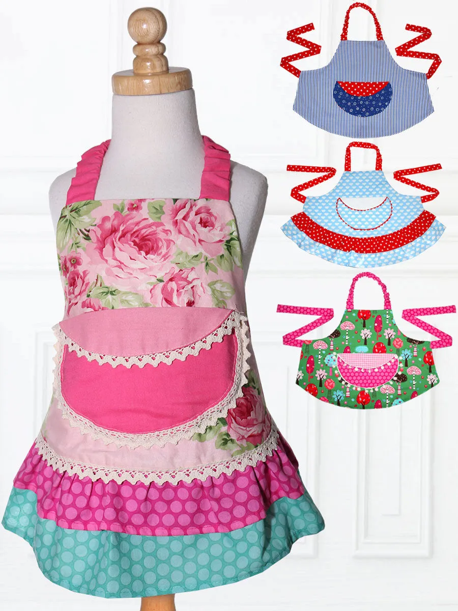 APRON Kids Sewing Pattern (2-14)