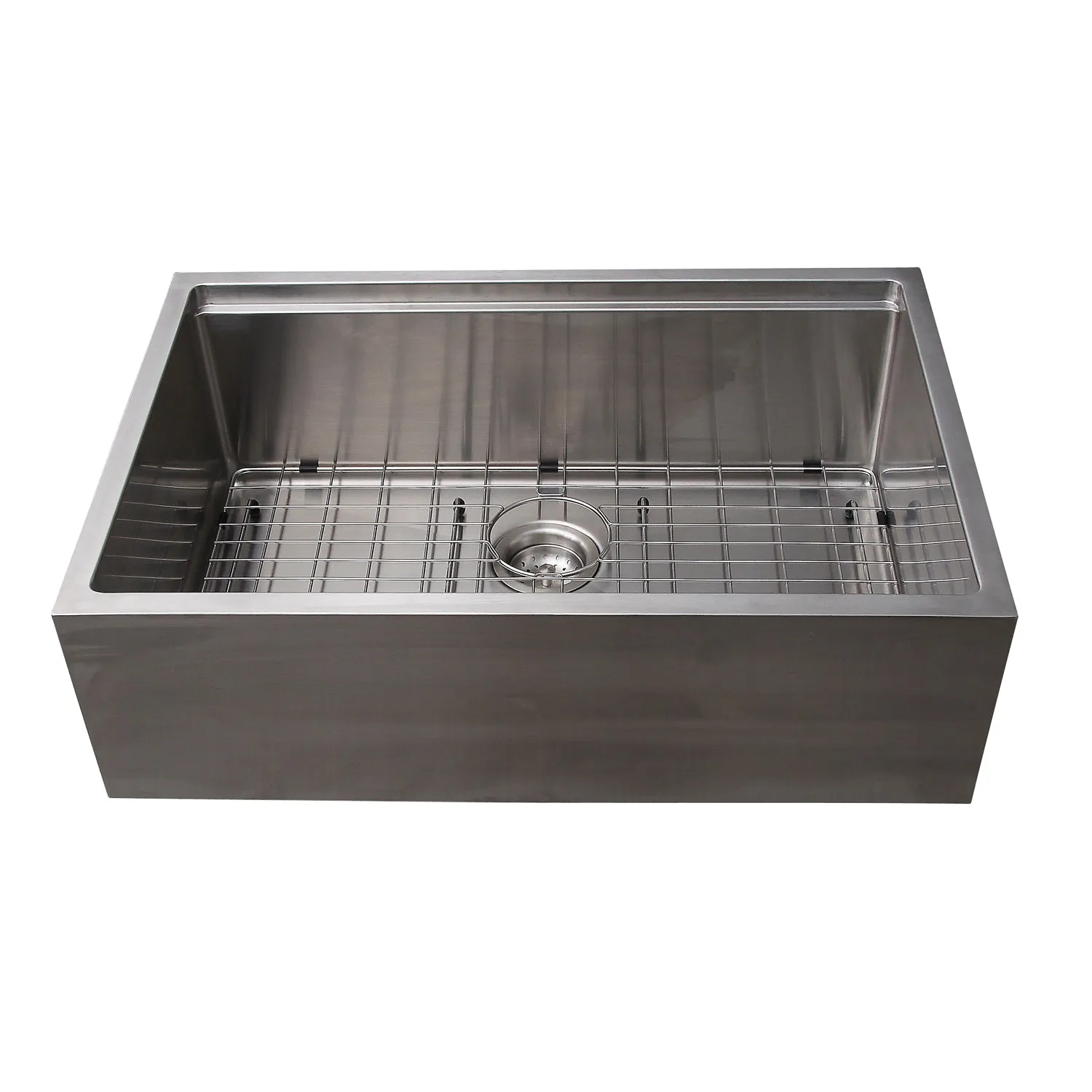 Bailey Stainless Steel Apron-Front Sink with Ledge