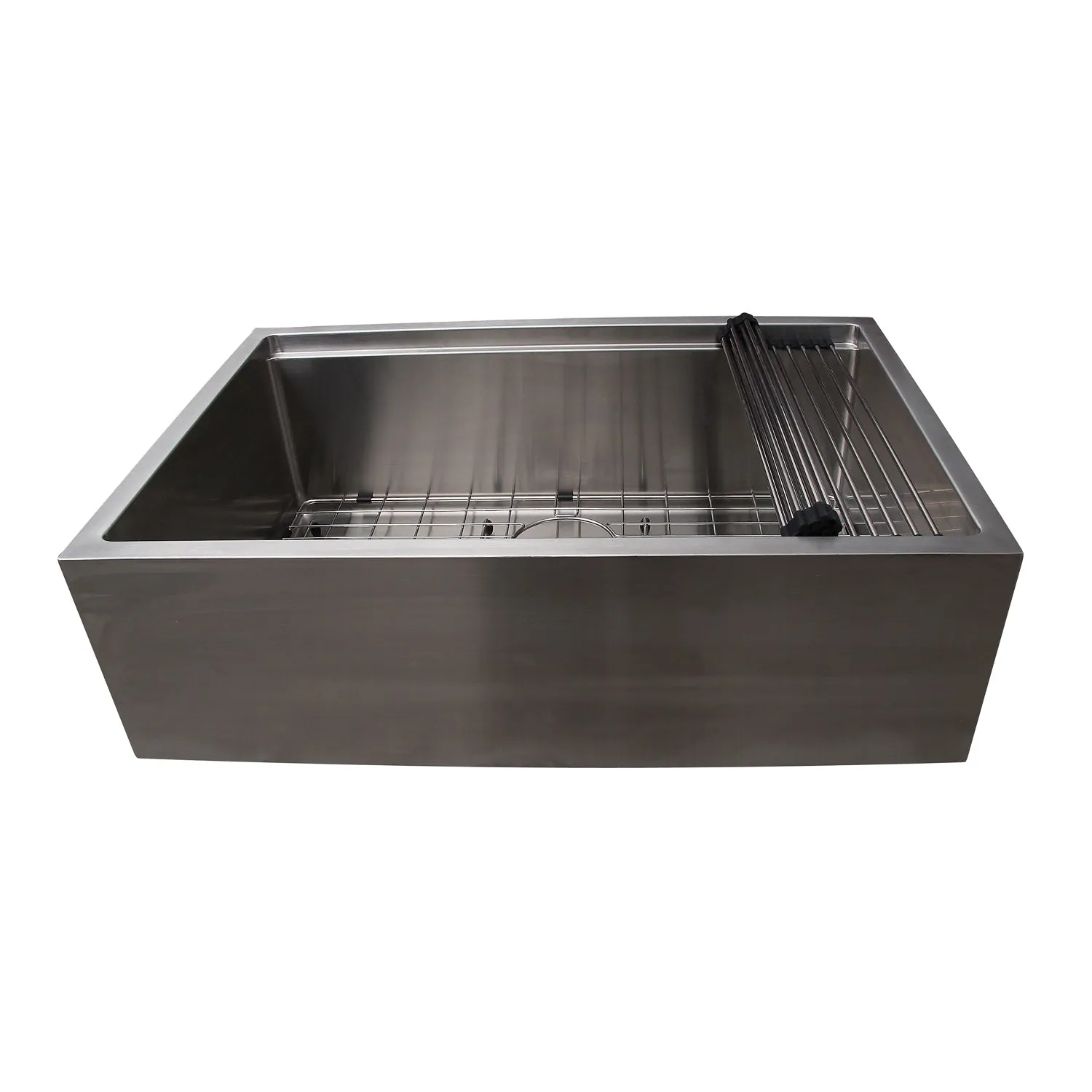 Bailey Stainless Steel Apron-Front Sink with Ledge