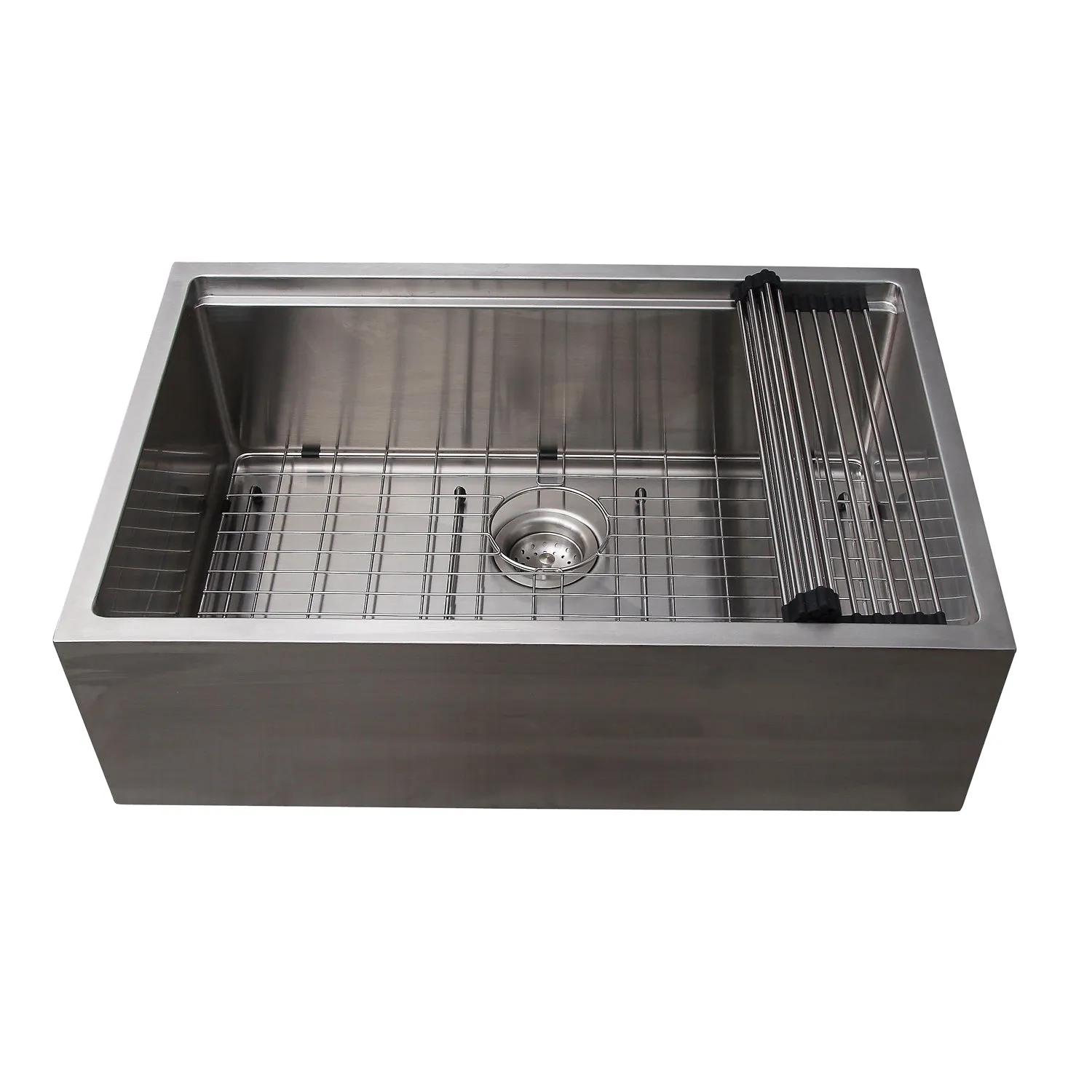 Bailey Stainless Steel Apron-Front Sink with Ledge