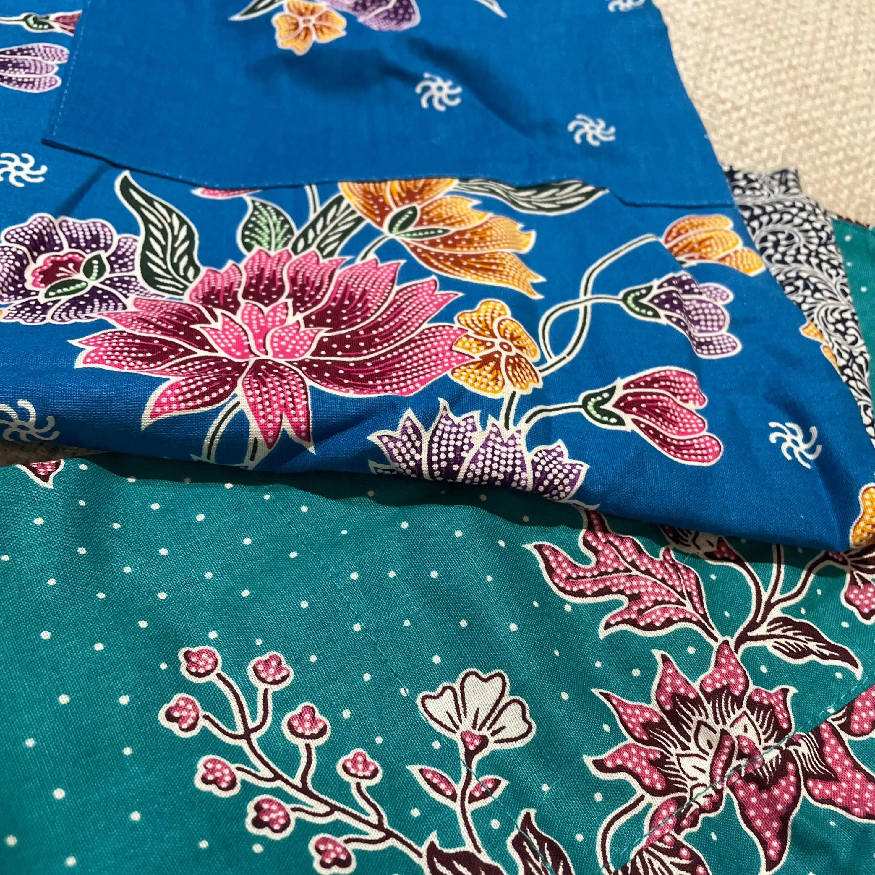 Batik Print Apron