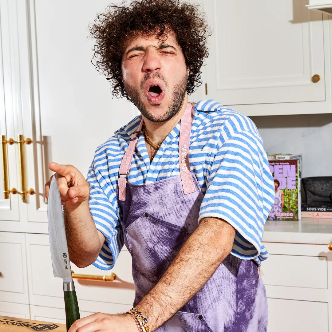 Benny's Eco Modern Apron   Open Wide: A Cookbook for Friends Bundle