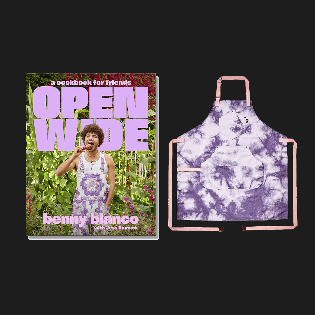 Benny's Eco Modern Apron   Open Wide: A Cookbook for Friends Bundle