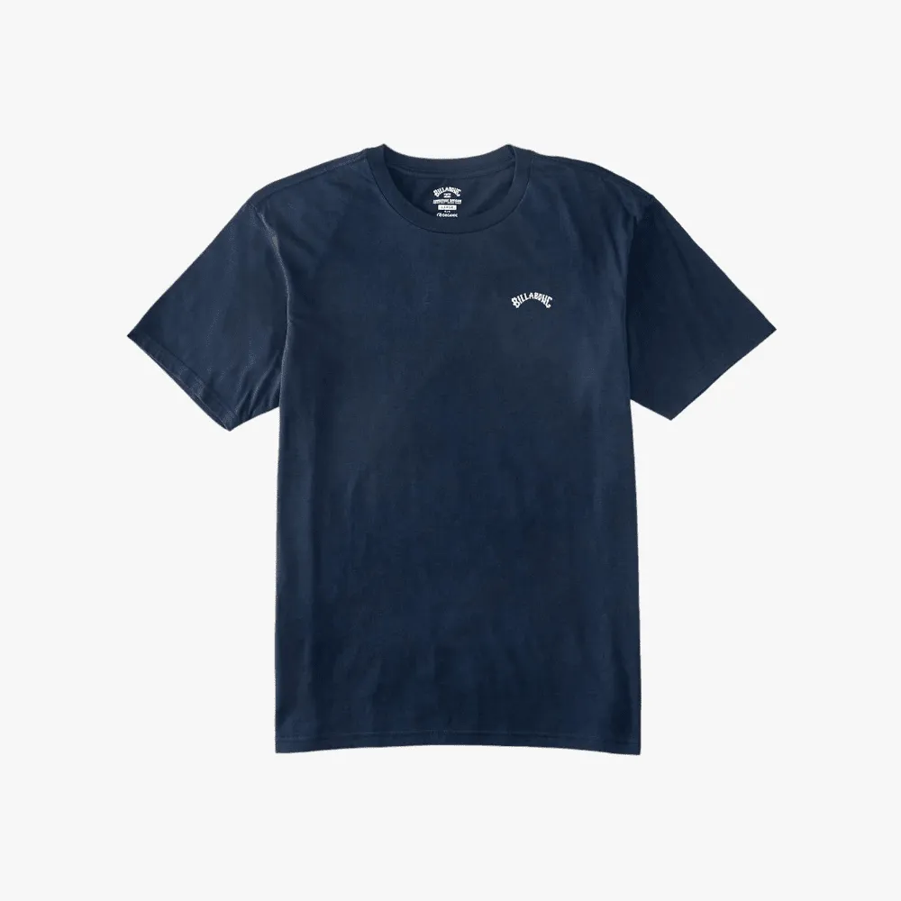 Billabong Mens All Day Wave Emb Short Sleeve Tee Navy