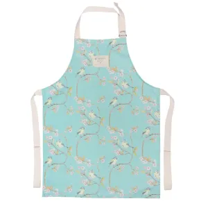 Blue Tit on Blossom Childs Apron (Turquoise)