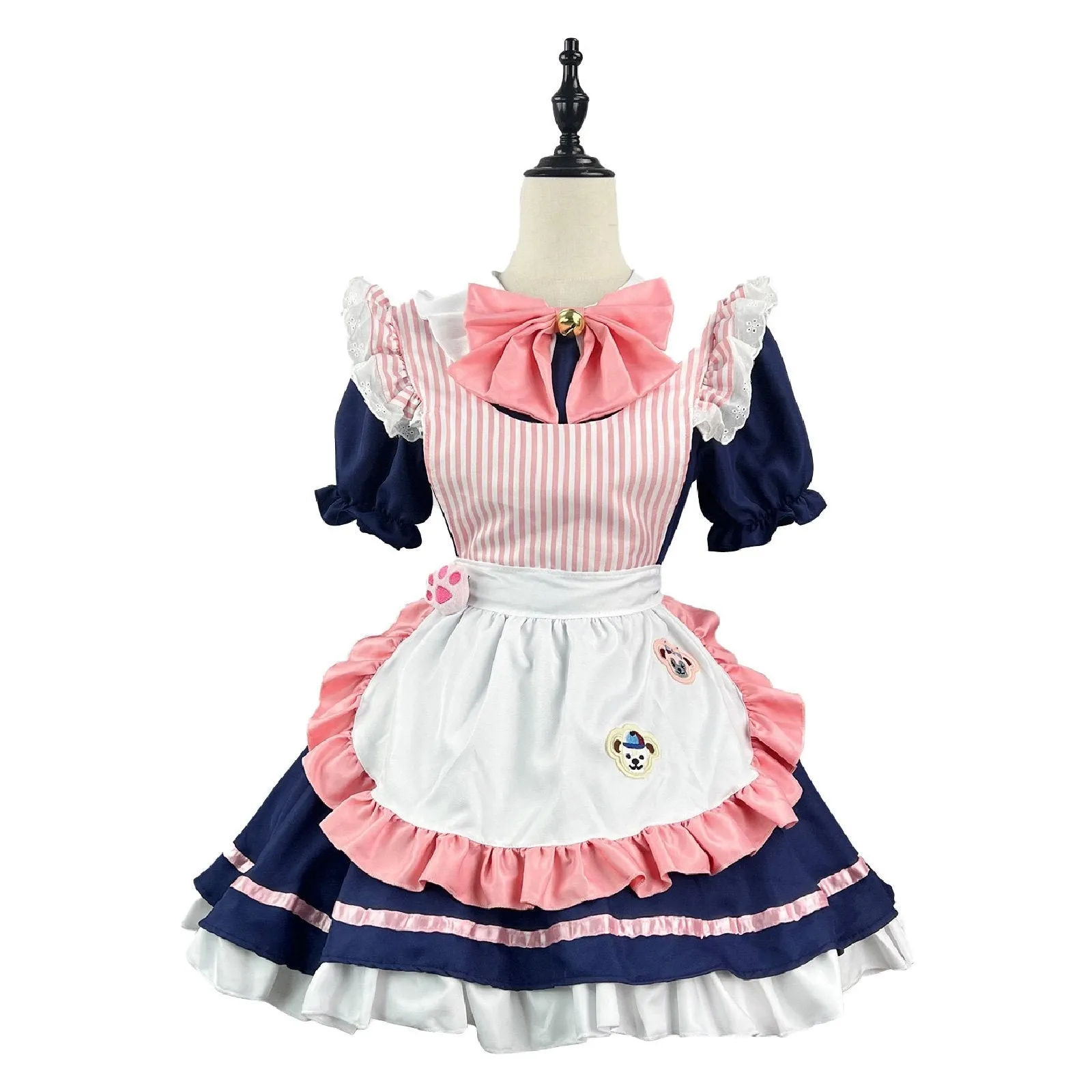 Cafe Maid Dress Lolita Princess Dress Small Dress Women Cosplay Party