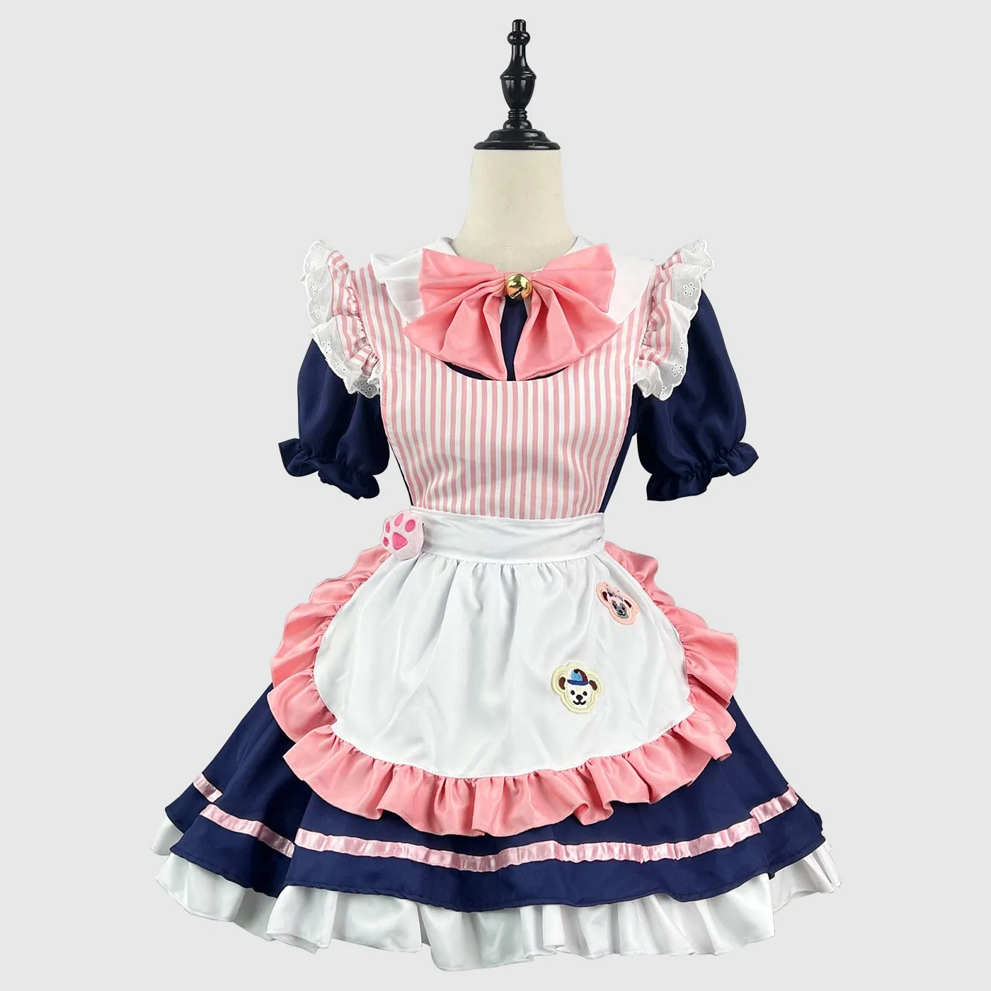 Cafe Maid Dress Lolita Princess Dress Small Dress Women Cosplay Party