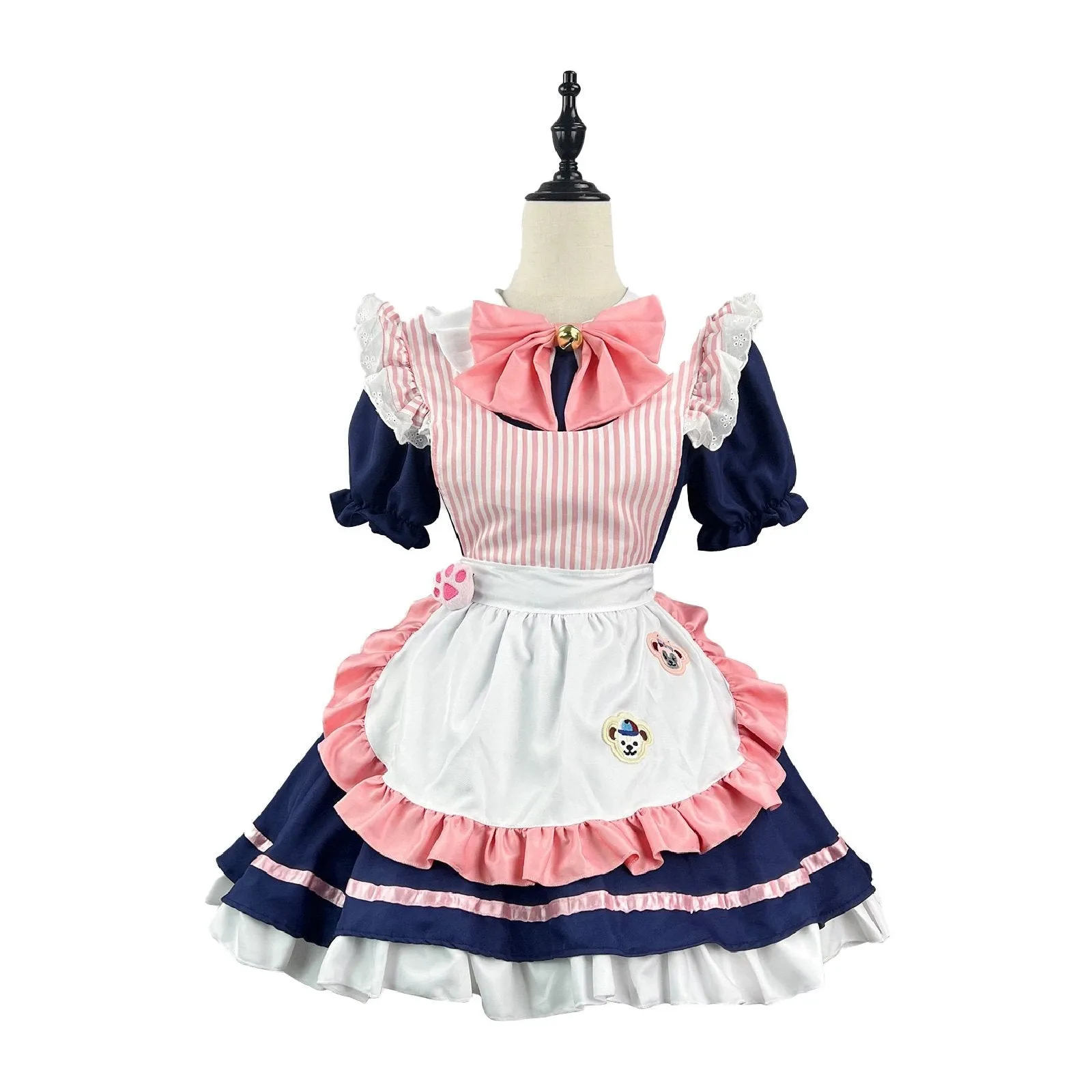 Cafe Maid Dress Lolita Princess Dress Small Dress Women Cosplay Party