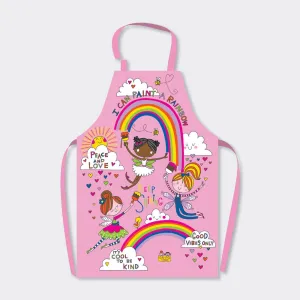 Children's Apron - Paint A Rainbow/Fairies