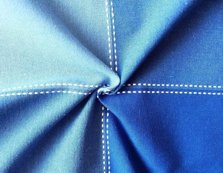 Cotton 4 Way Dobby Blue Free Size Apron Pack Of 1
