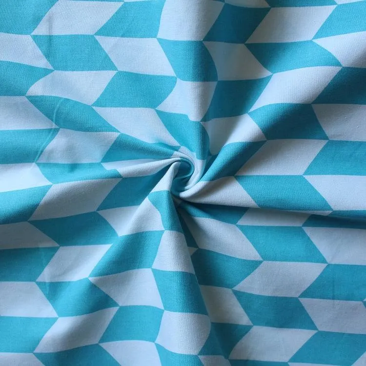 Cotton Classic Diamond Sky Blue Free Size Apron Pack of 1