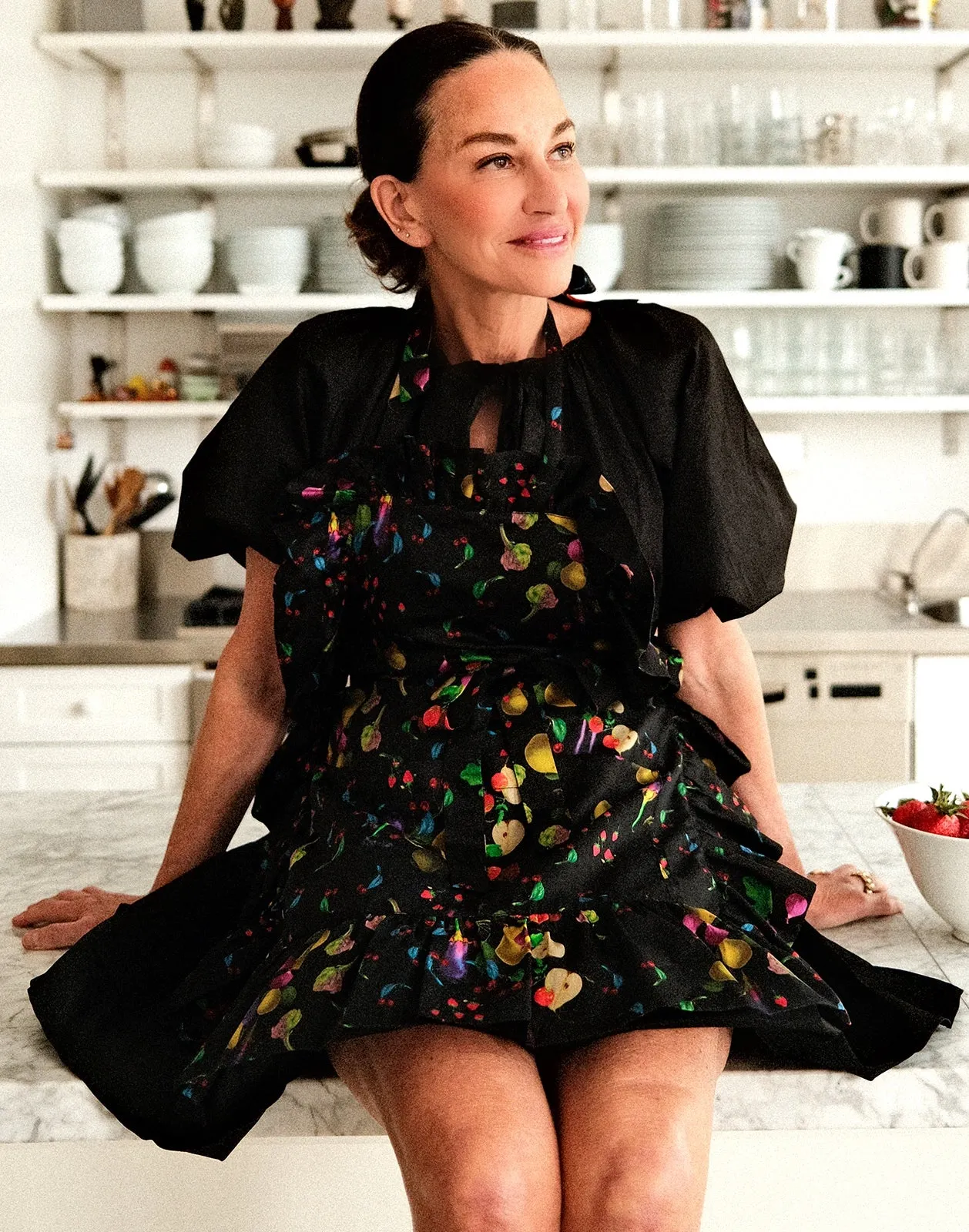 CR x Kit Ruffle Apron