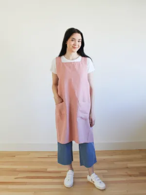 Cross Back Linen Apron