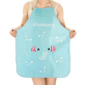Cute Cartoon Styled Waterproof Cloth Kitchen Apron