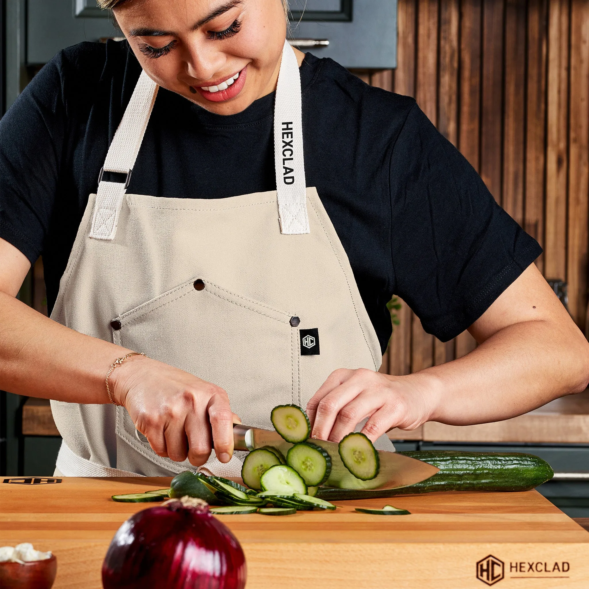 Eco Modern Apron (Ecru)