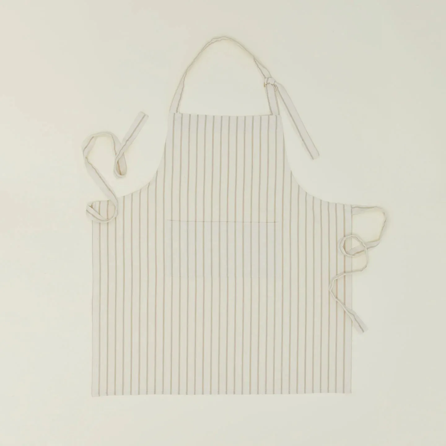 Essential Yarn Dyed Striped Apron (Ivory   Flax)