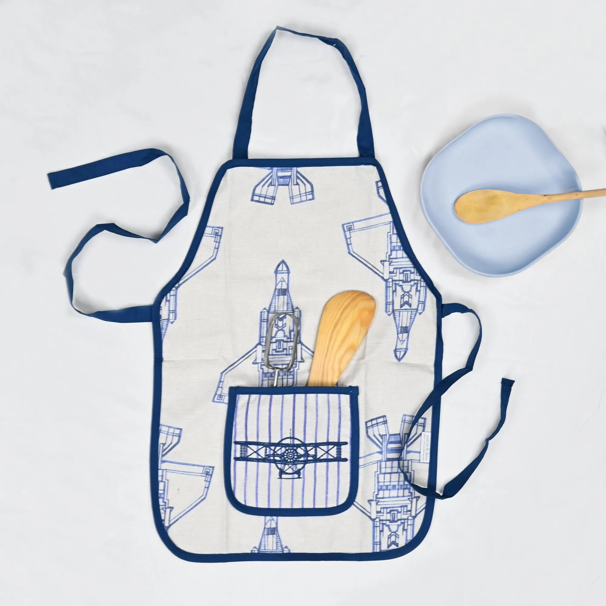 Fly Away With Me - Apron Set (Apron   Cap)