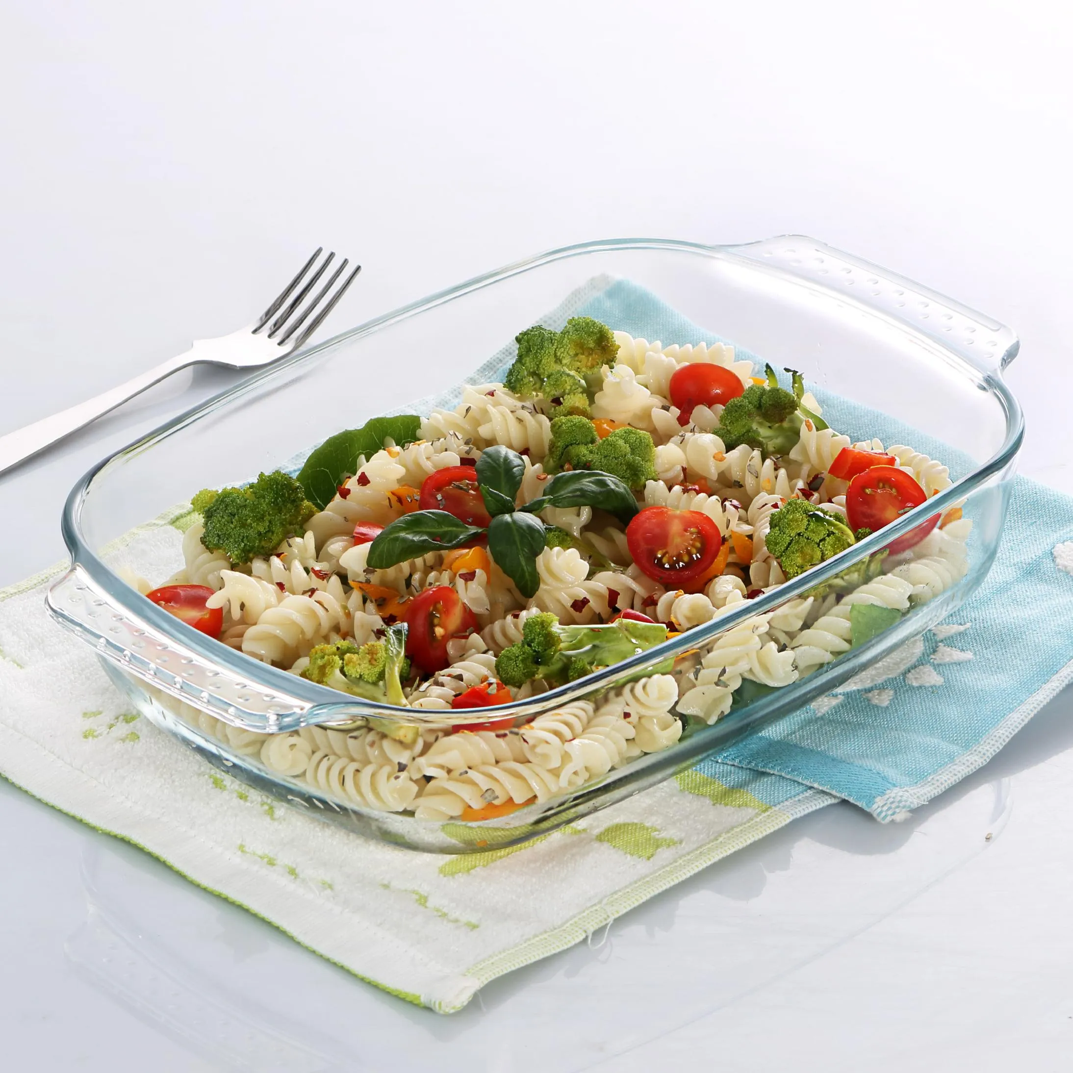 Giacinta Rectangle Glass Baking Dish, 2000ml