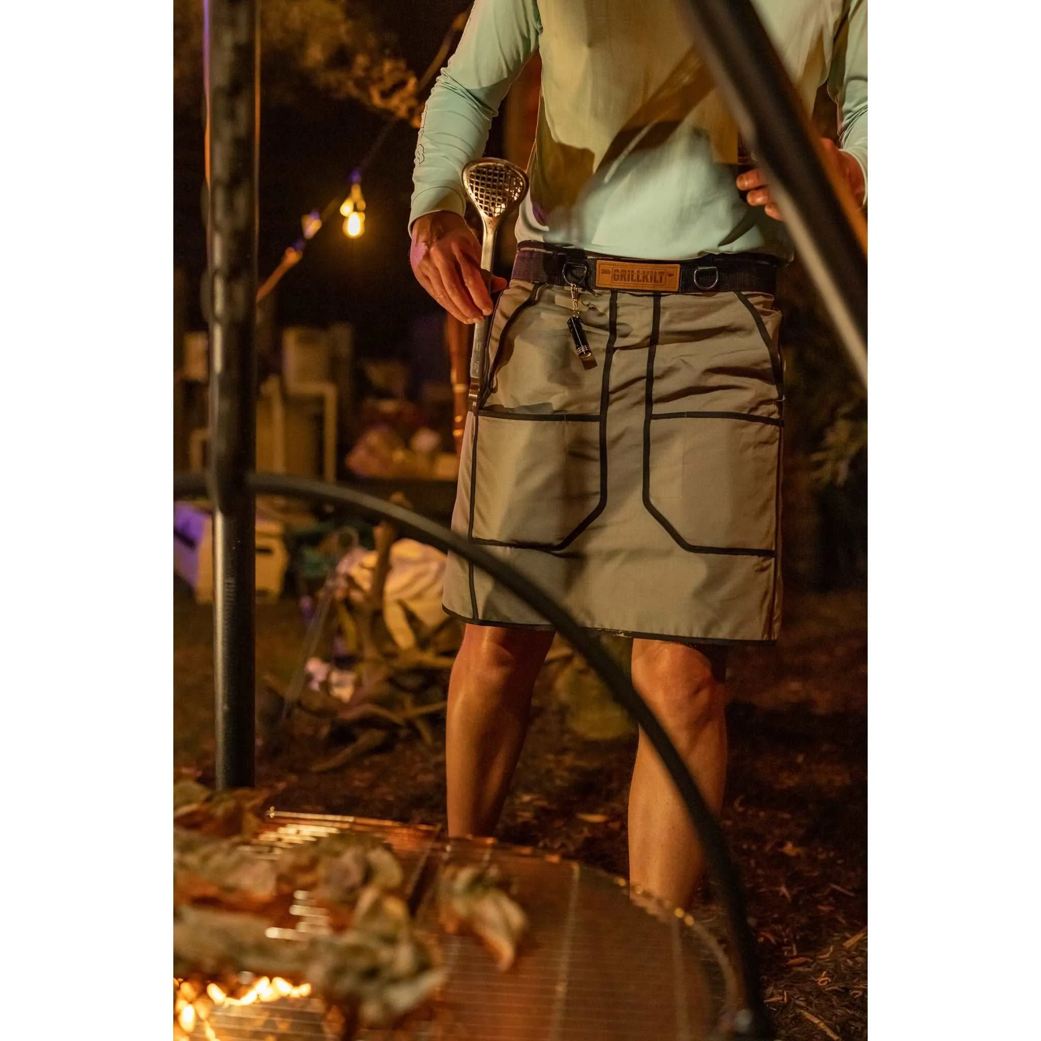GRILLKILT Grilling Apron - Slate Grey