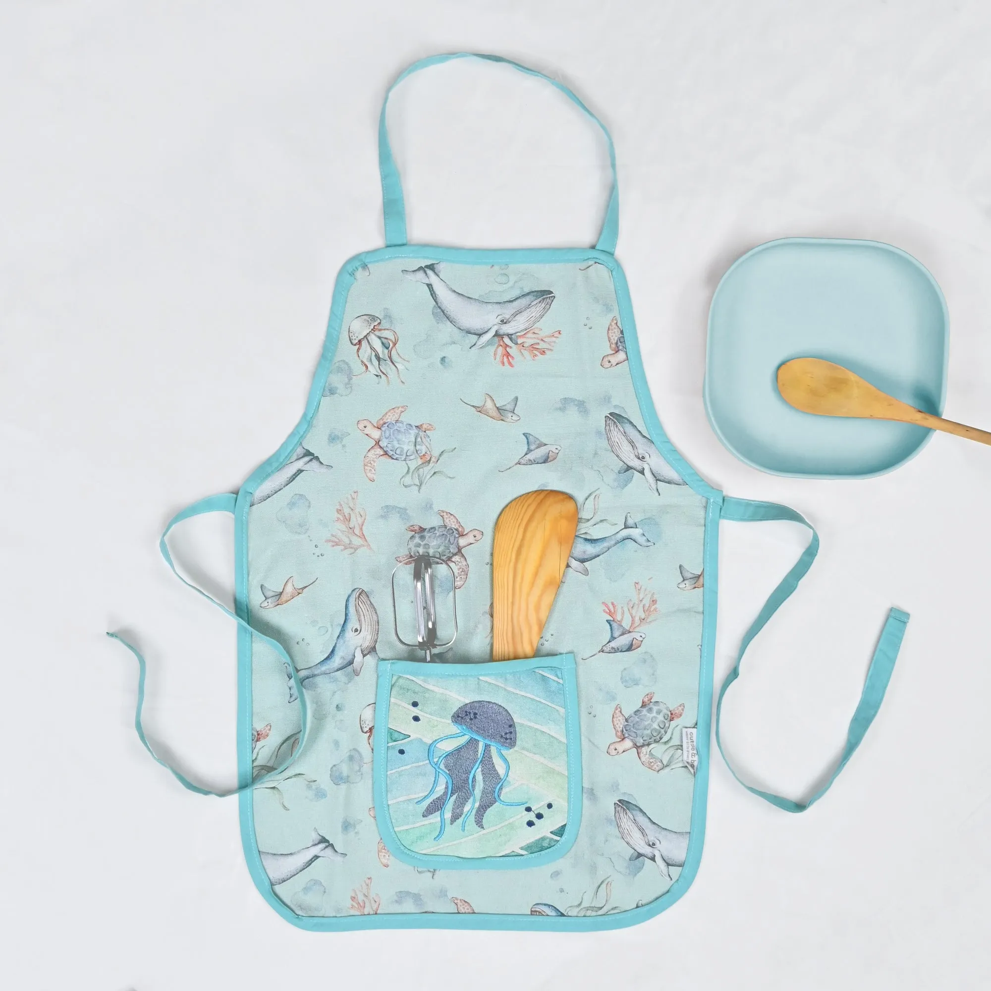 Maritime Magic - Apron Set (Apron   Cap)