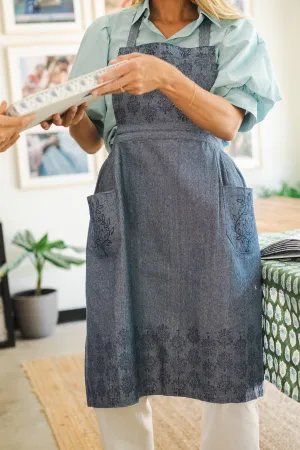 Midnight Lotus Apron