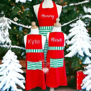 Mom & Me Christmas Apron Collection