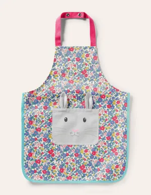 Novelty Apron-Multi Floral Bunny