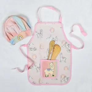 Ooh la Llama - Apron Set (Apron   Cap)