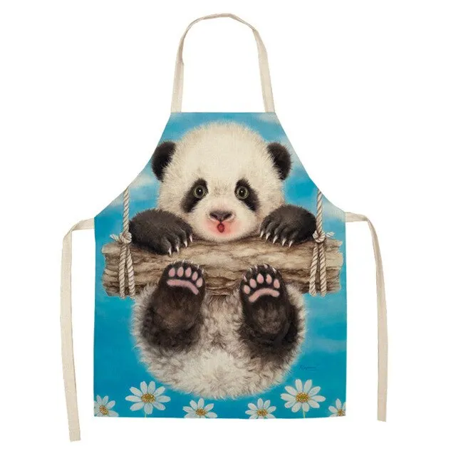 panda cooking apron