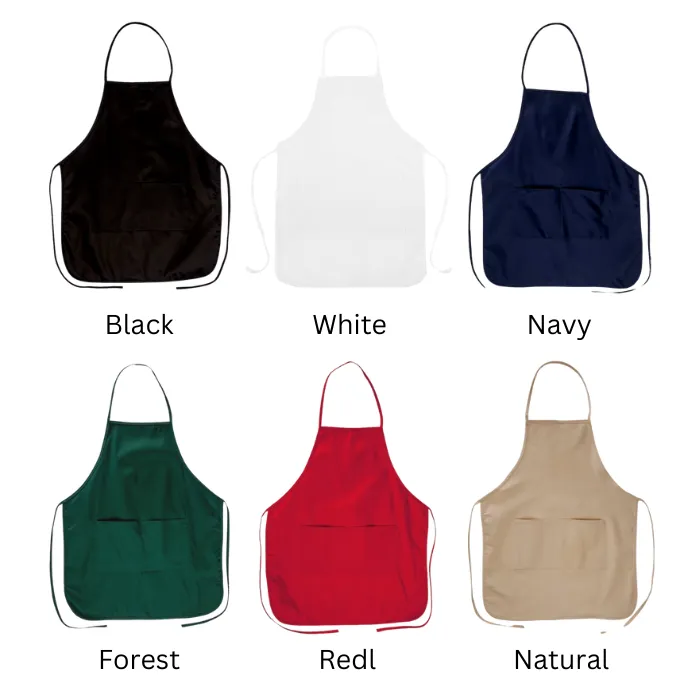 Personalized Apron Print (Long) 1 color print