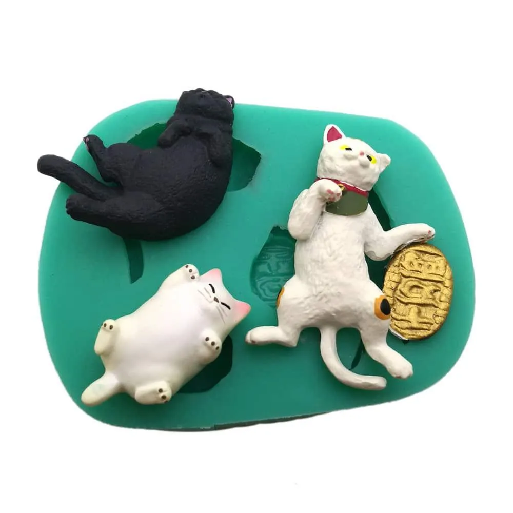 Pretty Cat Shaped Eco-Friendly Silicone Baking Mold