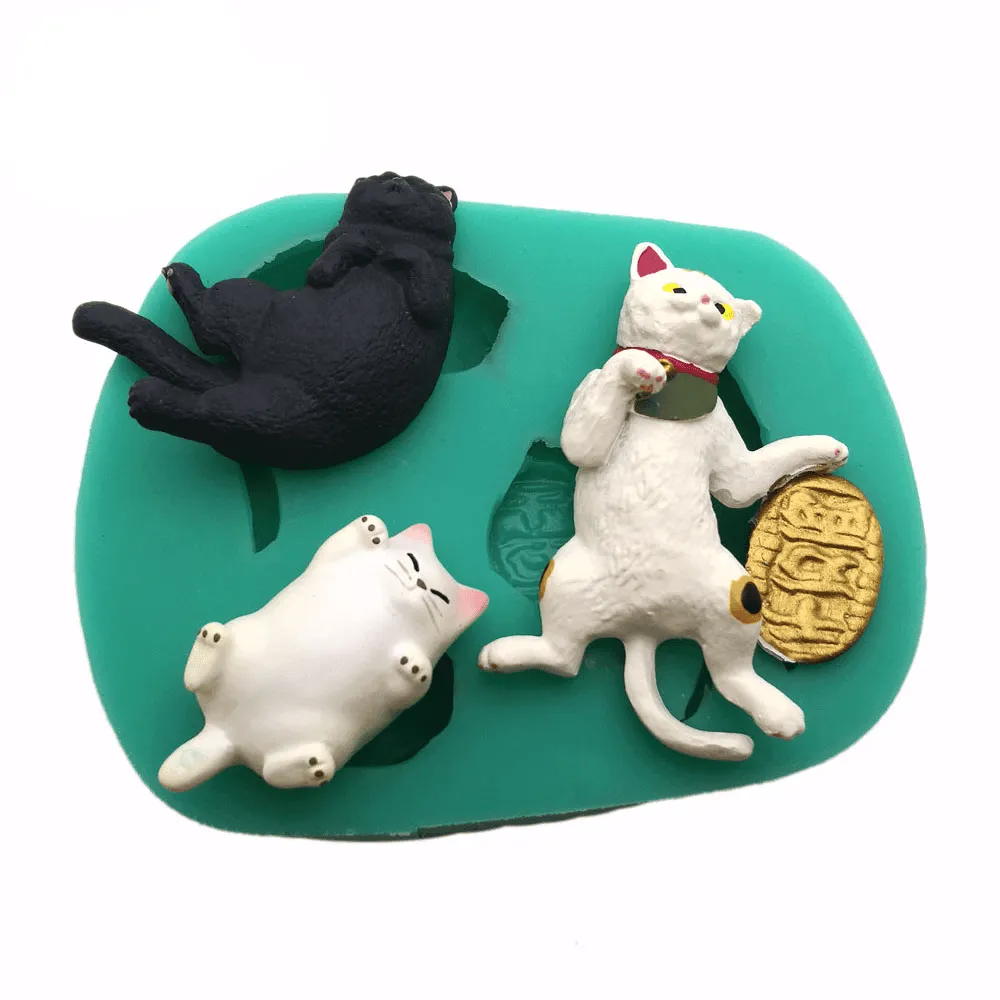 Pretty Cat Shaped Eco-Friendly Silicone Baking Mold