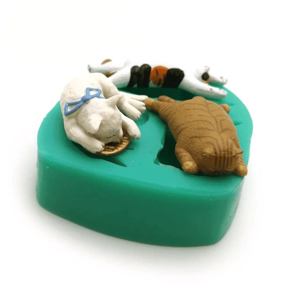 Pretty Cat Shaped Eco-Friendly Silicone Baking Mold