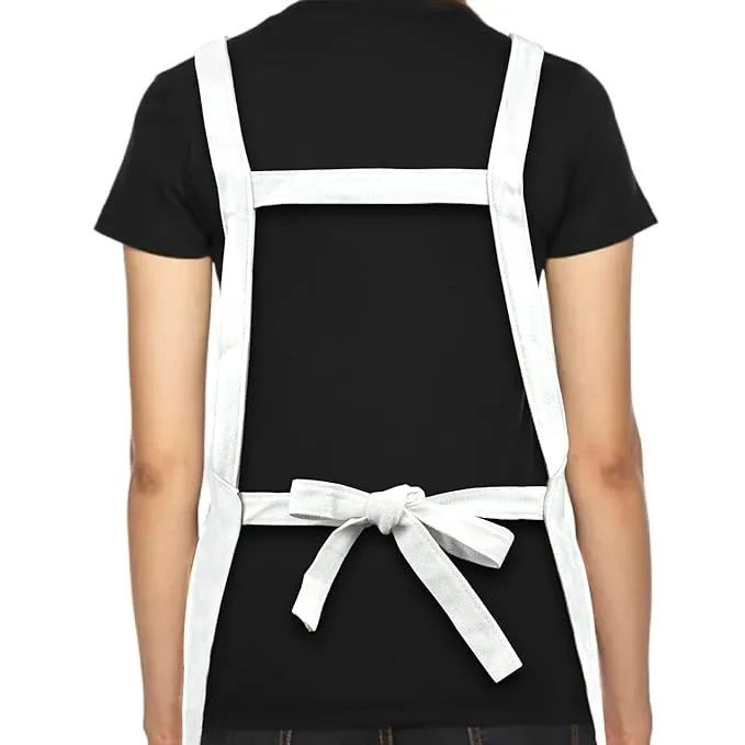 Sleeveless Strap Apron with Pocket (FABKUC ) Men and Women Cooking Kit Accessories (BICYCLE)