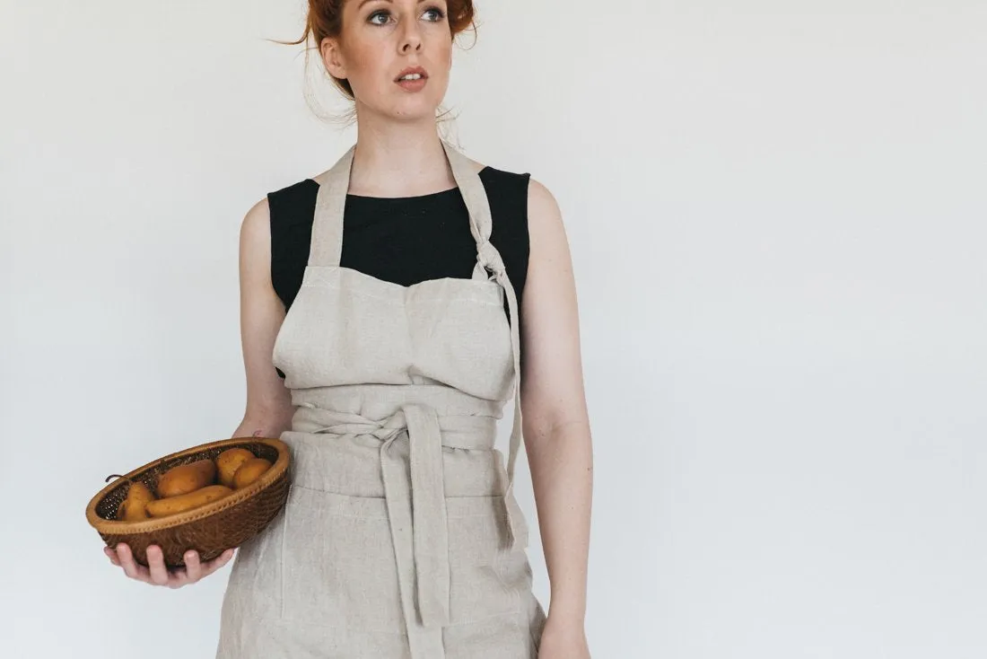 The Apron - Linen Organic Cotton