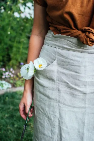 The Half Apron - Linen Organic Cotton