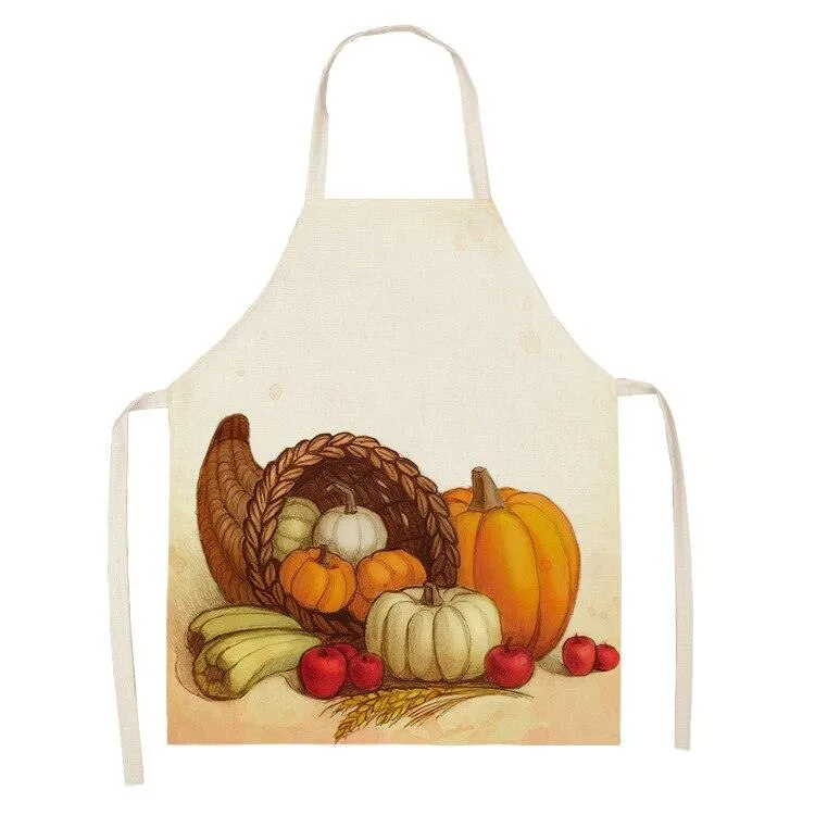 Tropical Plants Printed Kitchen Apron