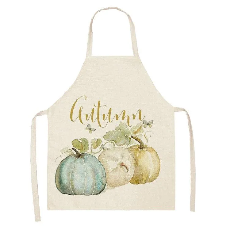 Tropical Plants Printed Kitchen Apron