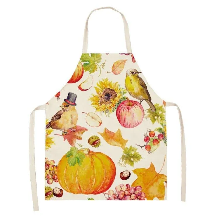 Tropical Plants Printed Kitchen Apron