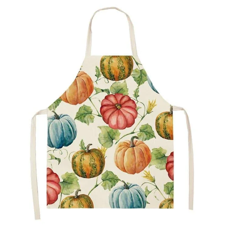 Tropical Plants Printed Kitchen Apron