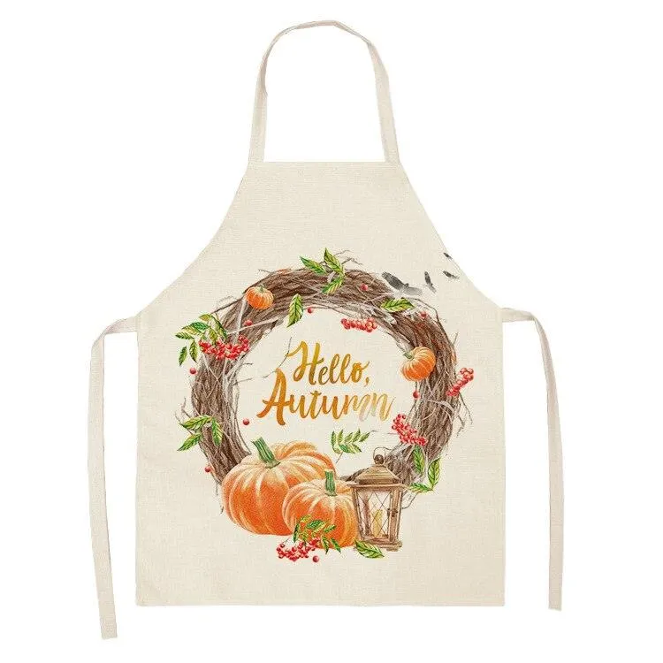 Tropical Plants Printed Kitchen Apron