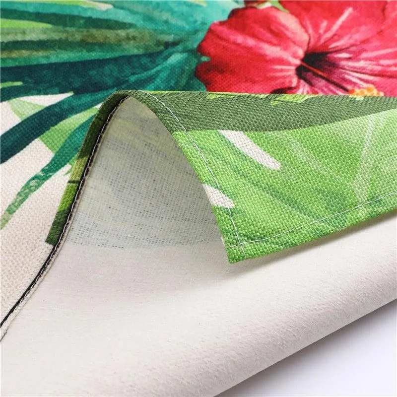 Tropical Plants Printed Kitchen Apron