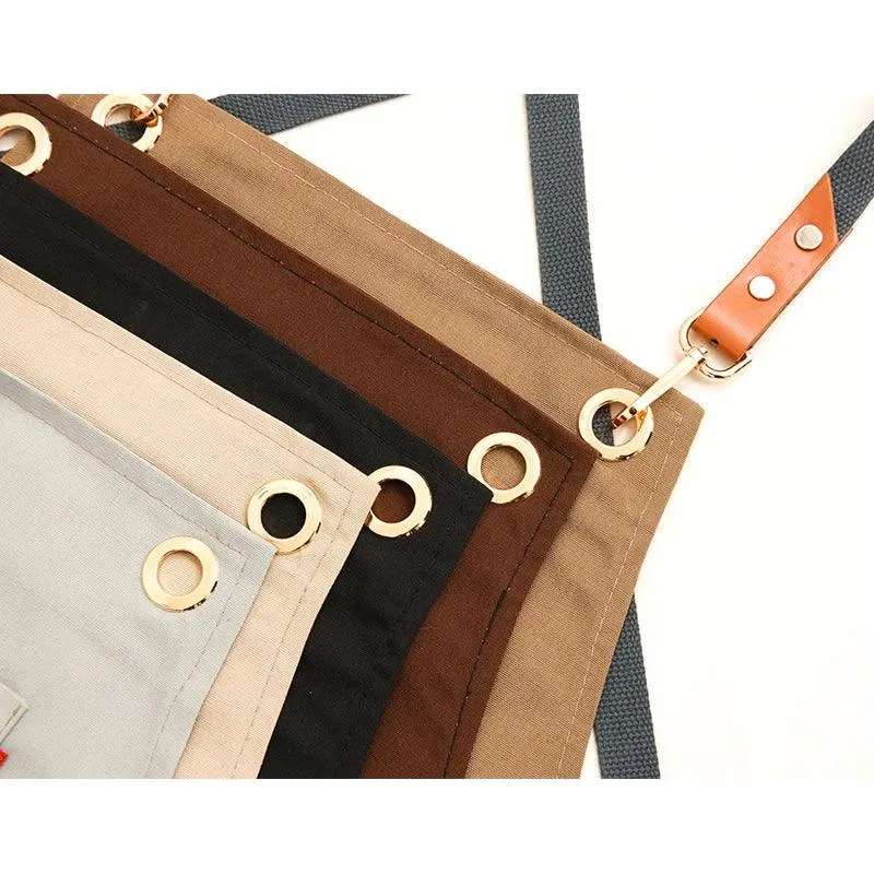Unisex Solid Canvas Apron