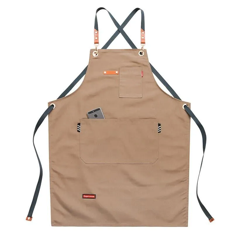 Unisex Solid Canvas Apron