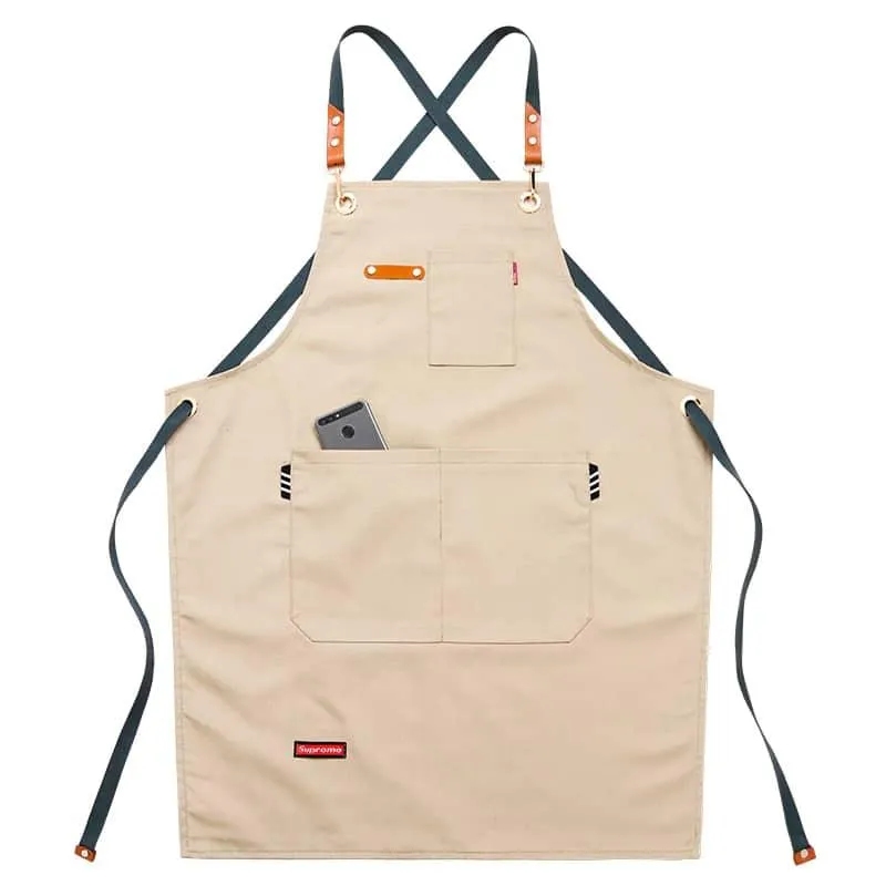 Unisex Solid Canvas Apron