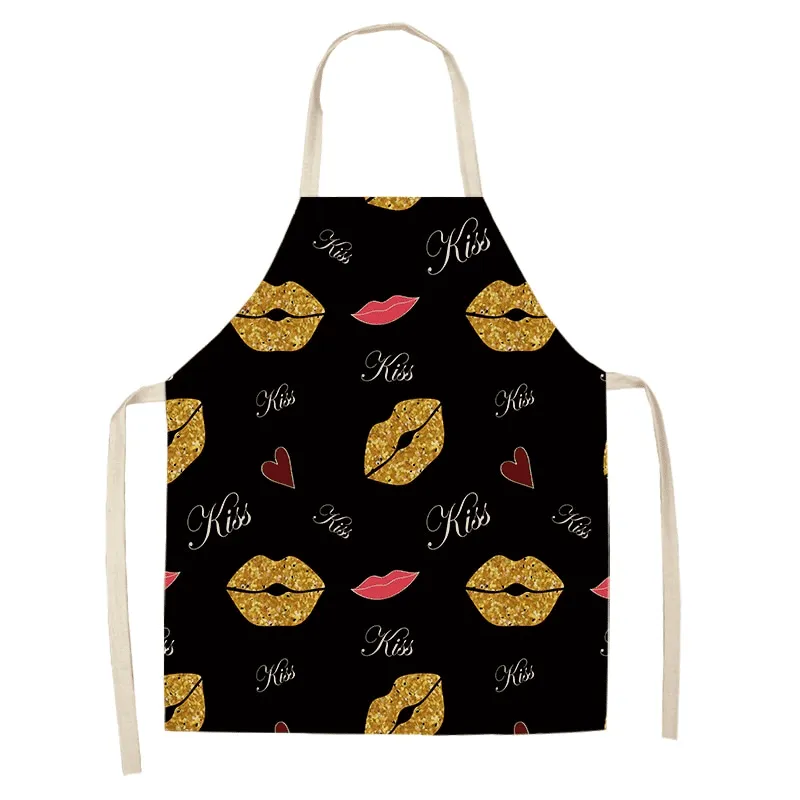 Women's Bronze Patterned Kitchen Apron