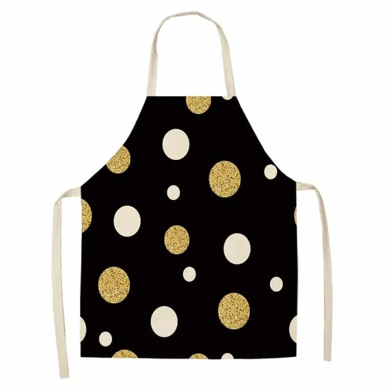 Women's Bronze Patterned Kitchen Apron
