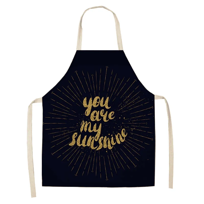 Women's Bronze Patterned Kitchen Apron